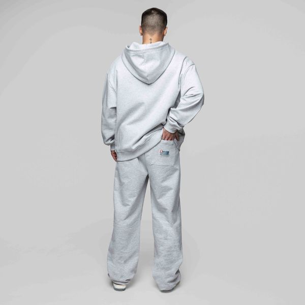 Спортивные штаны Dissident Gear Oversized Grey Melange - фото 6