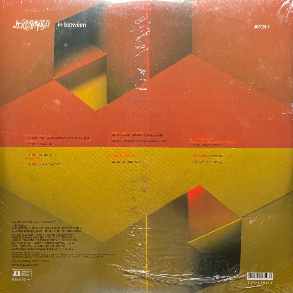 Jazzanova ‎– In Between 2LP (Германия 2002г.)