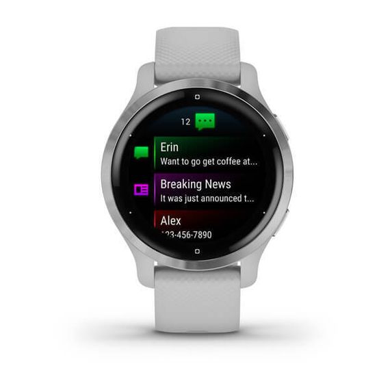 Умные часы Garmin Venu 2S серебристые