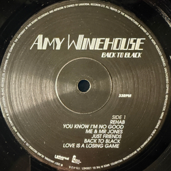 Виниловая пластинка Amy Winehouse - Back To Black LP