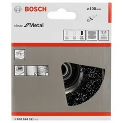 Чашечная щетка BOSCH М14 0.5 x 100мм витая сталь 1608614011