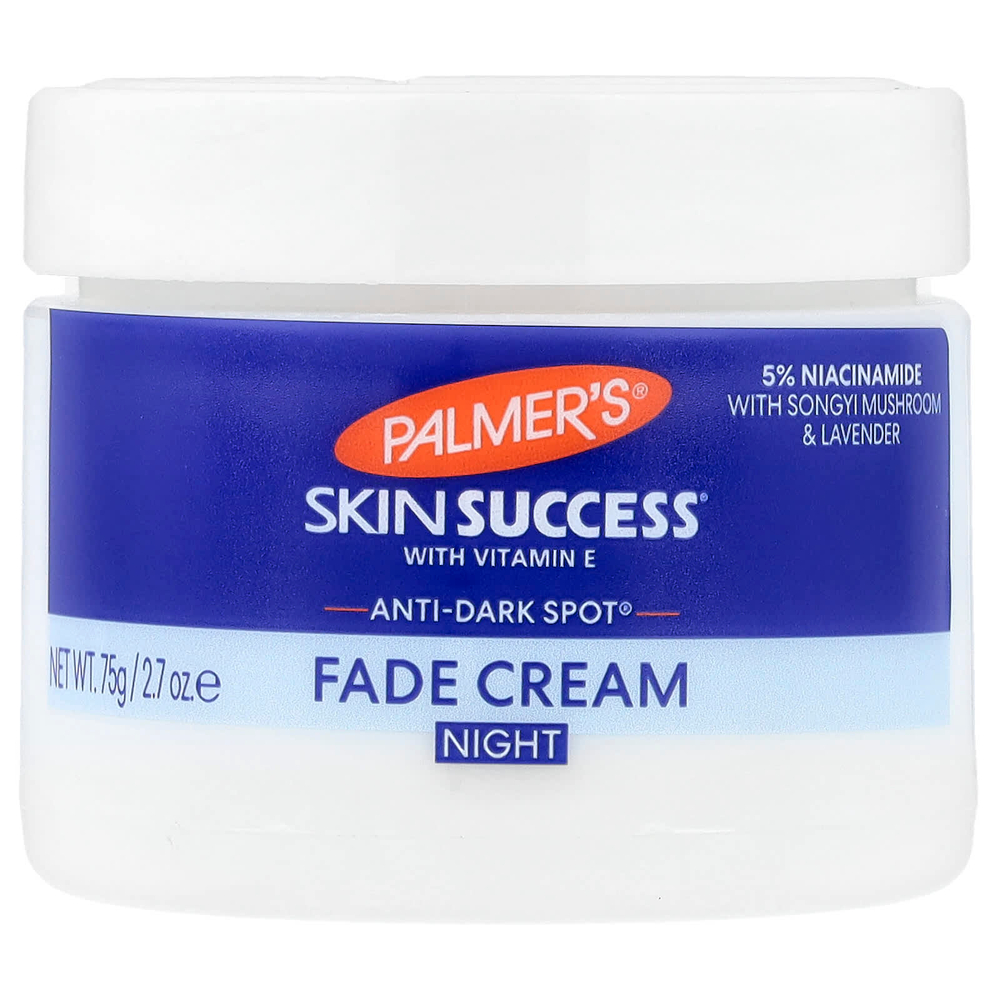 Palmer's, Skin Success® с витамином E, крем для обесцвечивания кожи против темных пятен, ночной, 75 г (2,7 унции)
