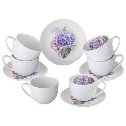 ЧАЙНЫЙ НАБОР LEFARD "HORTENSIA" НА 4 ПЕР. 8 ПР. 330 МЛ (КОР=6НАБ.)