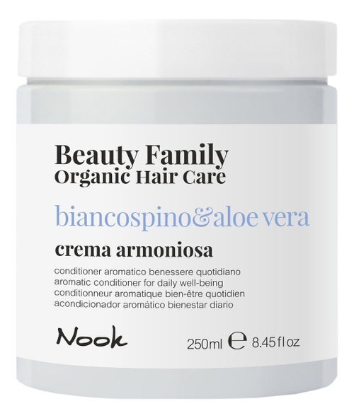 NOOK Крем-кондиционер для ежедневного ухода -Crema Armoniosa Biancospino&Aloe Vera, 250 мл