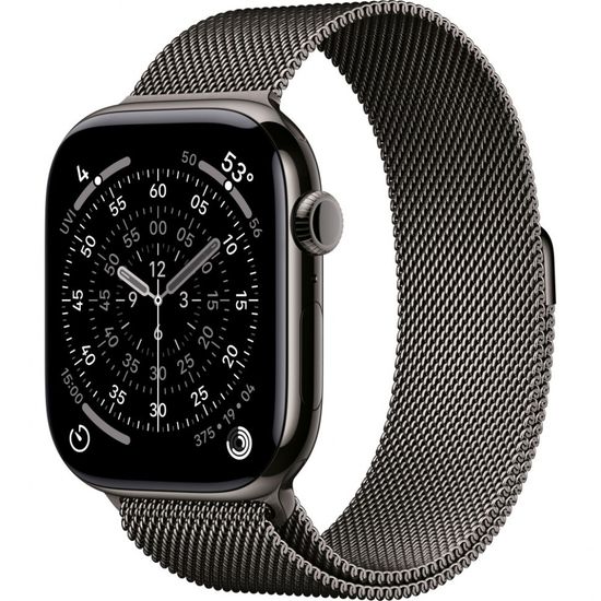Умные часы Apple Watch Series 11 42 мм Titanium Milanese Loop Серый
