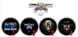 Значок Dimmu Borgir ( в ассортименте )