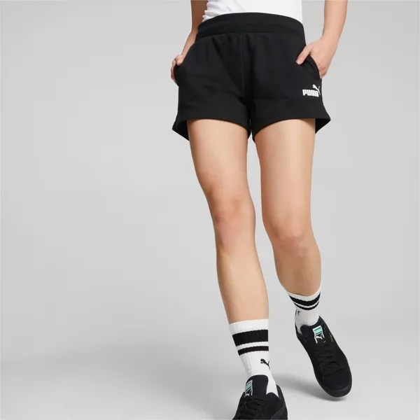 Шорты спортивные женские PUMA ESS Small No. 1 Logo 5'' High-Waist Shorts TR