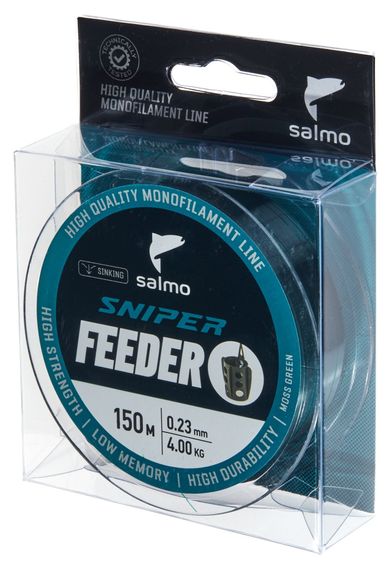 Леска монофильная Salmo Sniper FEEDER Moss Green 150/023