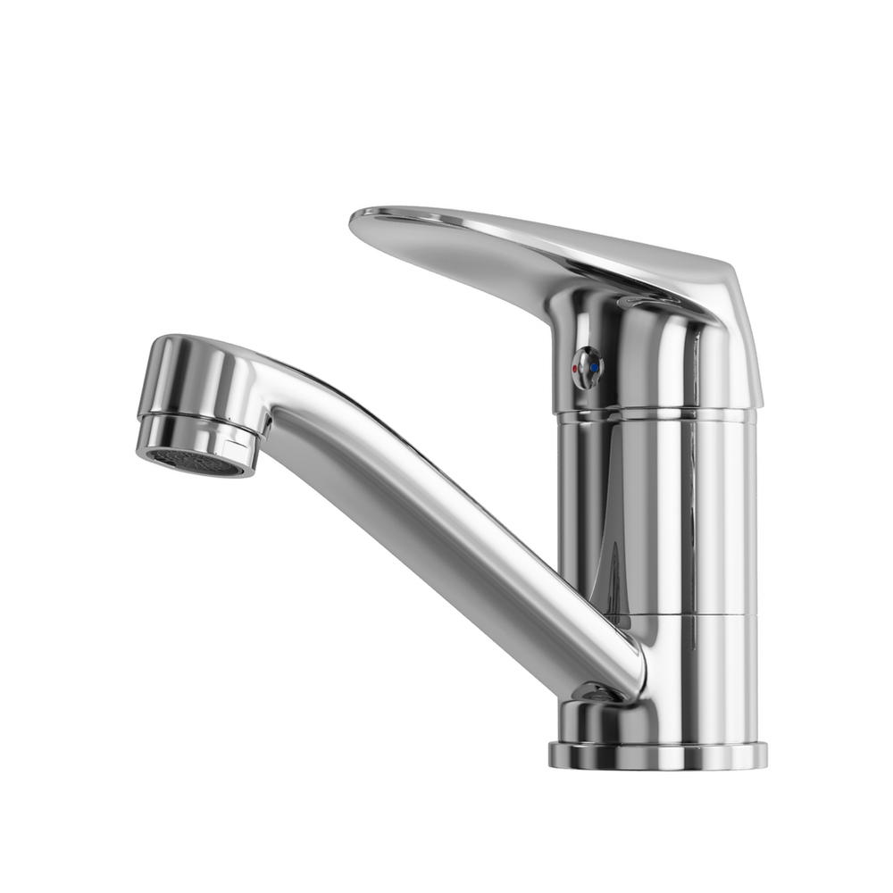 Смеситель для кухни 40k MIXLINE МЛ08-031(ML08-031) короткий излив б/отв п/шпильку (без подводки)
