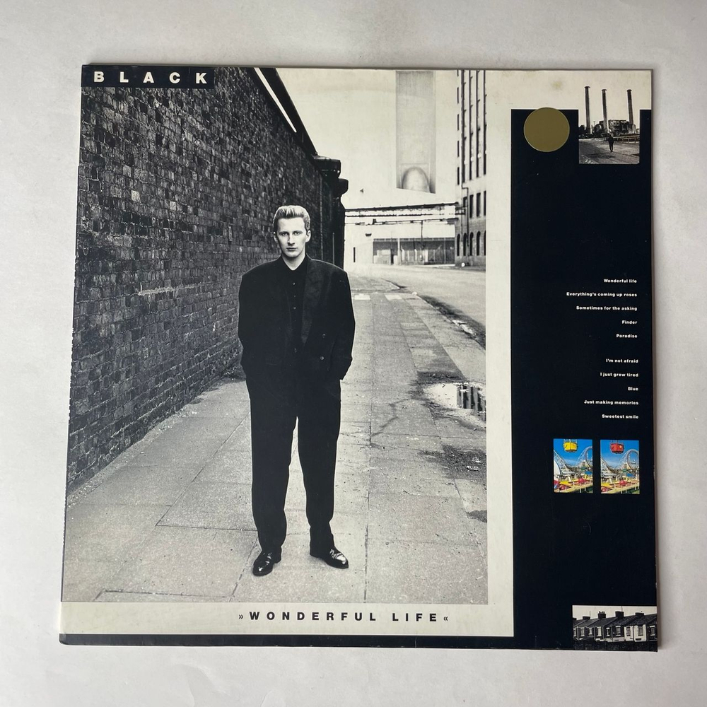 Винтажная виниловая пластинка LP Black Wonderful Life (Германия 1987)