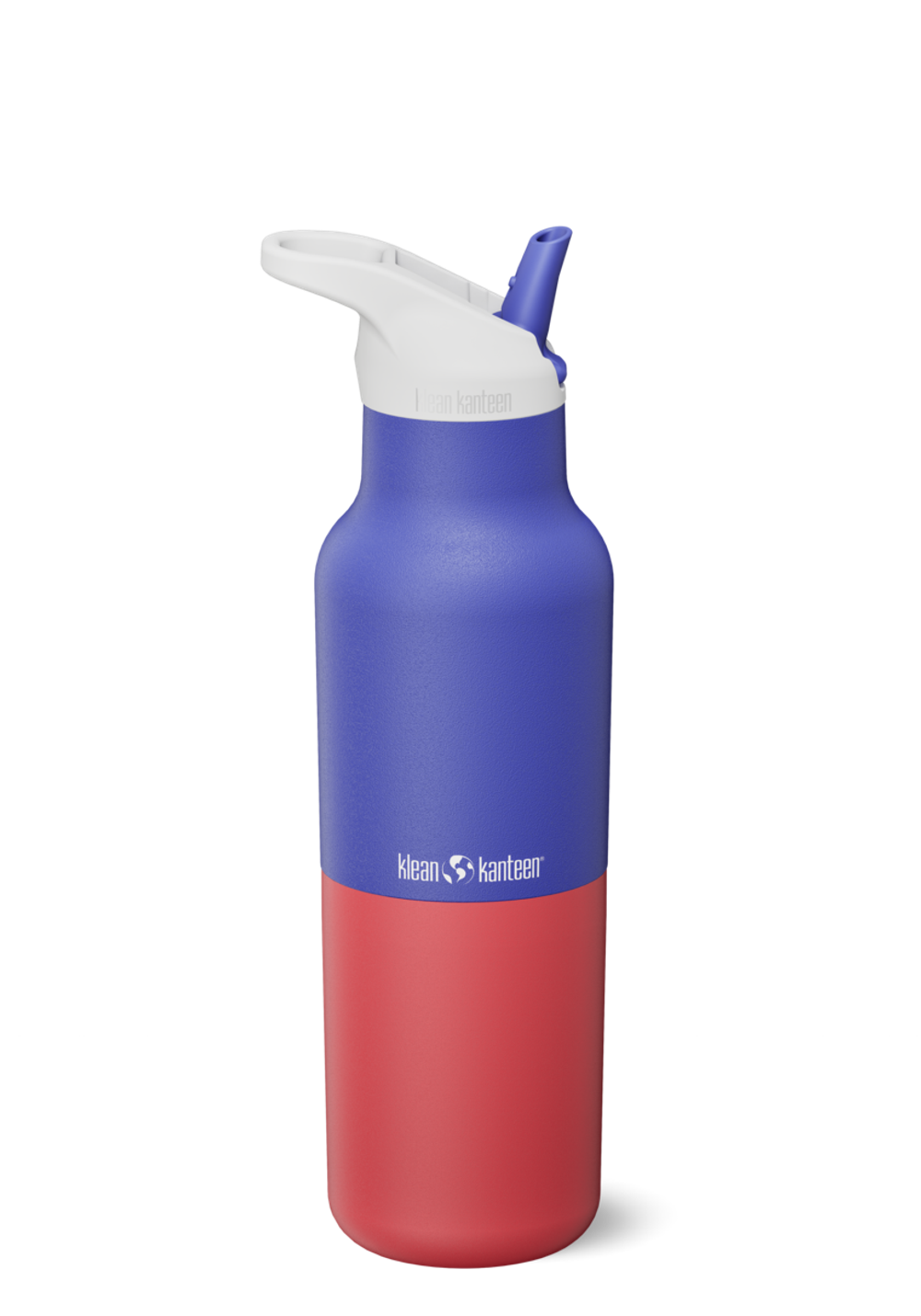 Термобутылка Klean Kanteen Rise Vac Classic Flip Sport 16oz (473 мл) Dazzling Blue Kaleidoscope