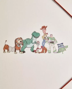 ZARA HOME НАБОР ДЕТСКИХ КАНЦЕЛЯРСКИХ ПАПОК TOY STORY ©DISNEY, РАЗНОЦВЕТНЫЙ