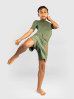 Шорты ММА детские Venum Light Army Green/Orange