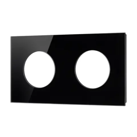 Рамка стеклянная FRM-GLARE-GC-2-BK (Arlight, -)