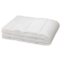 Евро одеяло IKEA SAFFEROT (СЭФФЕРОТ), Стеганое, Всесезонное, Белый, 220x240 см