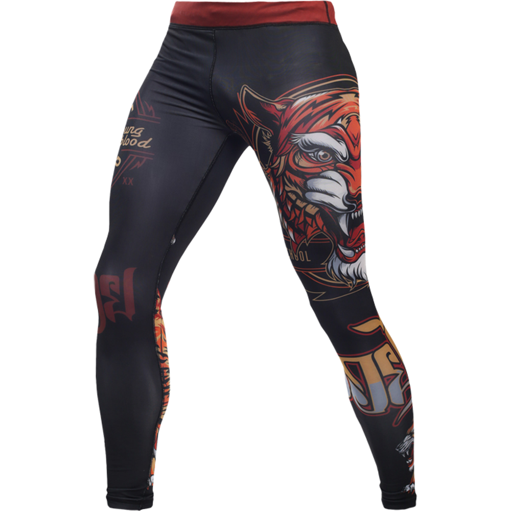 Компрессионные штаны Hardcore Training Tiger
