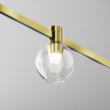 Магнитный трековый светодиодный светильник 3W 4000К 24V TR148-1-3W4K-BS латунь Bubble Flarity Maytoni