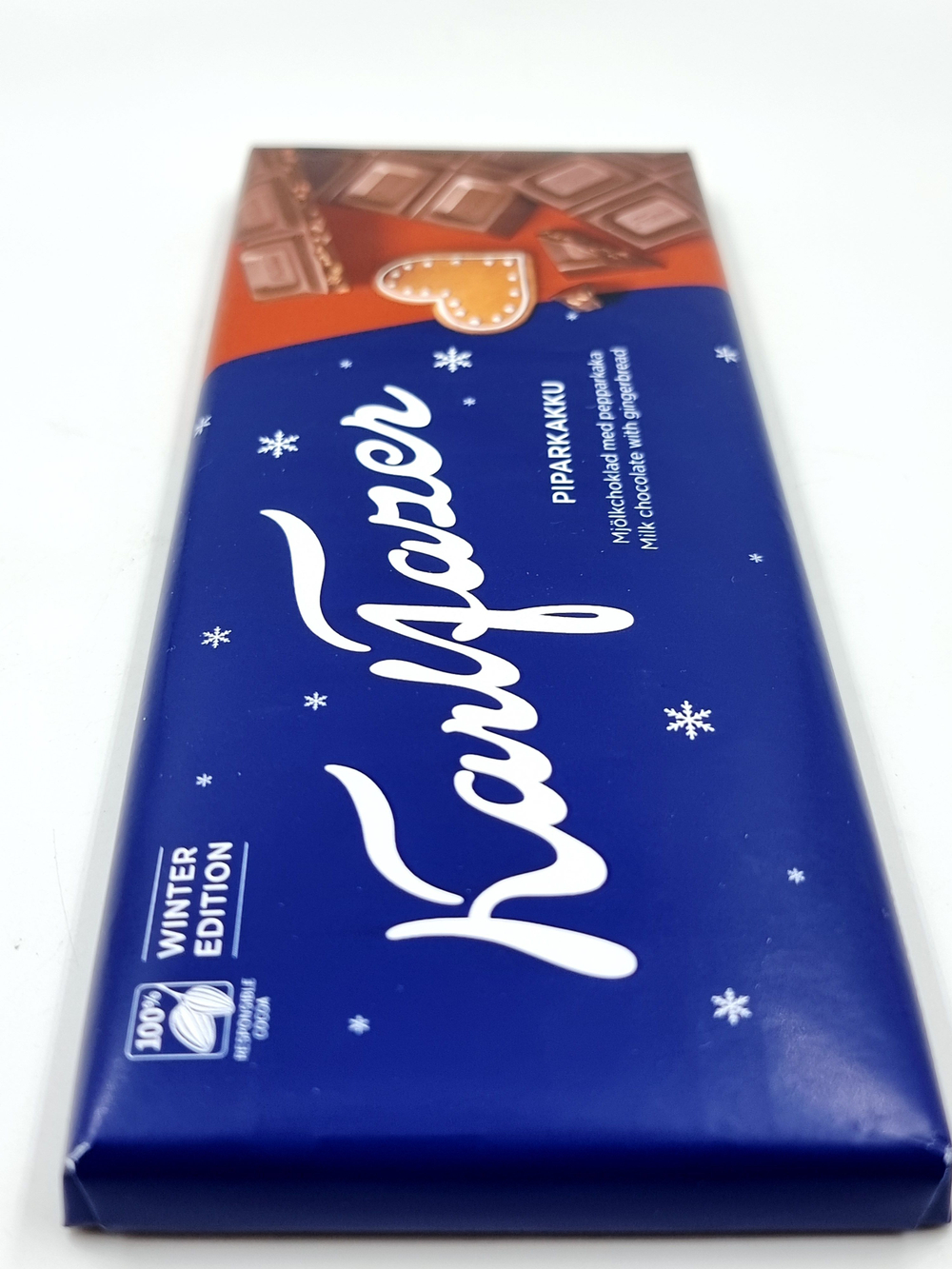 Шоколад молочный Karl Fazer Winter Edition (имбирный пряник) 200 г (из Финляндии)