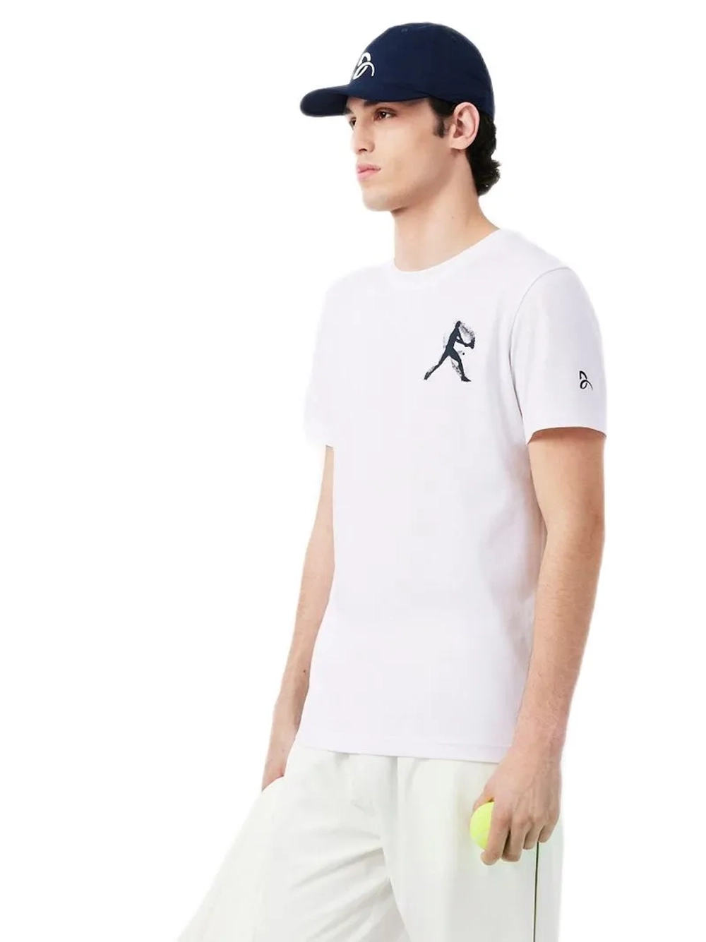 Теннисная футболка Lacoste Tennis x Novak Djokovic Pack - white