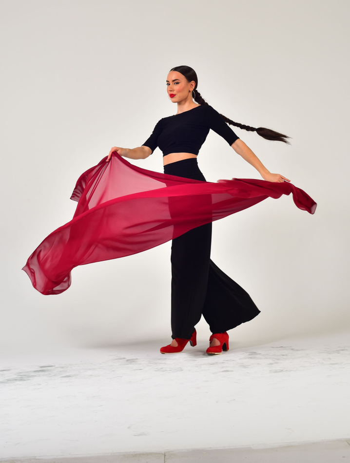 Шаль для восточных танцев Dance Every Wear SM7907 025, бордовый
