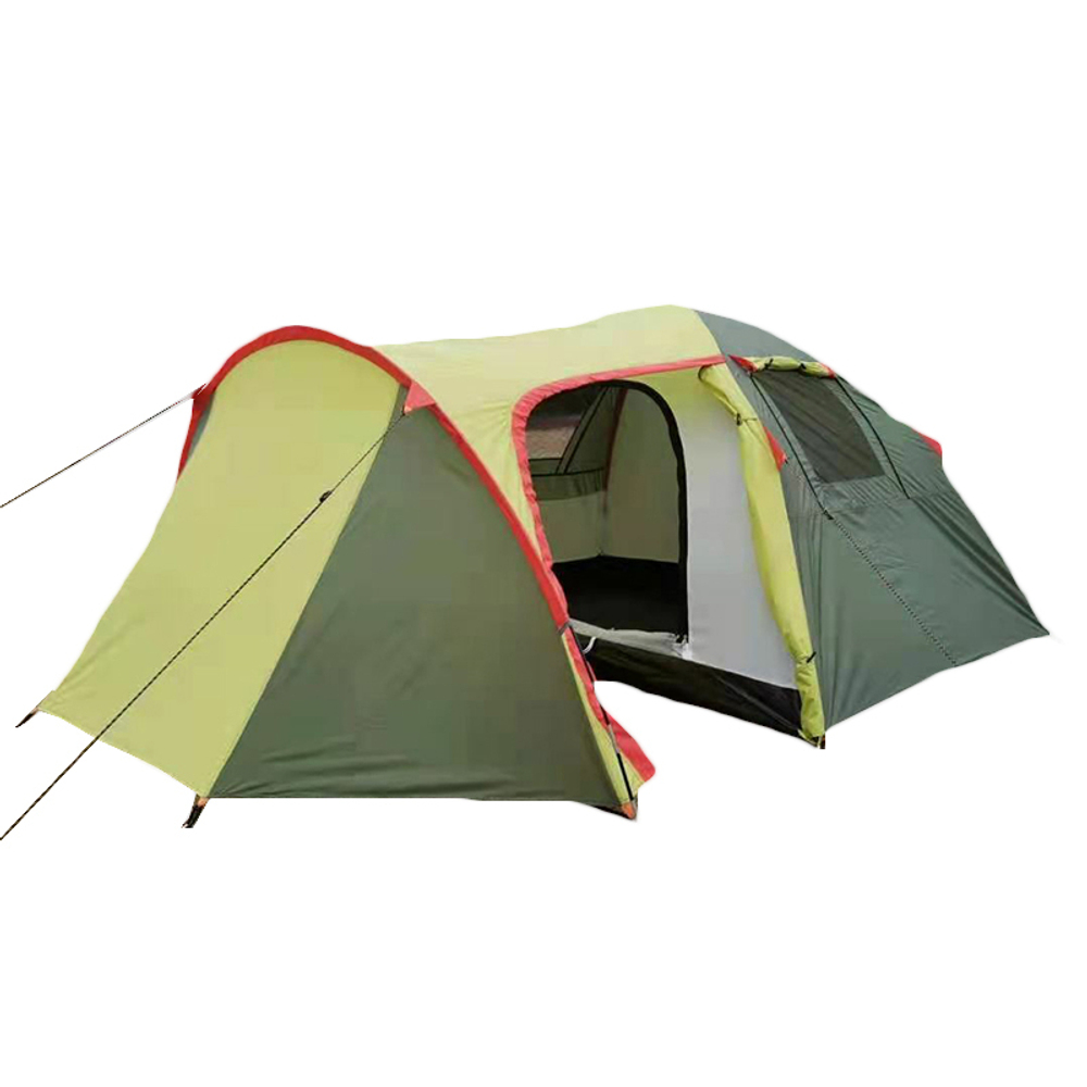 MirCamping 1504-2 двухместная туристическая палатка с тамбуром для кемпинга, рыбалки и отдыха на природе