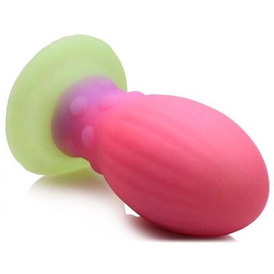 Розовая пробка-яйцо Xeno Egg - 13,3 см. (Цвет: розовый)