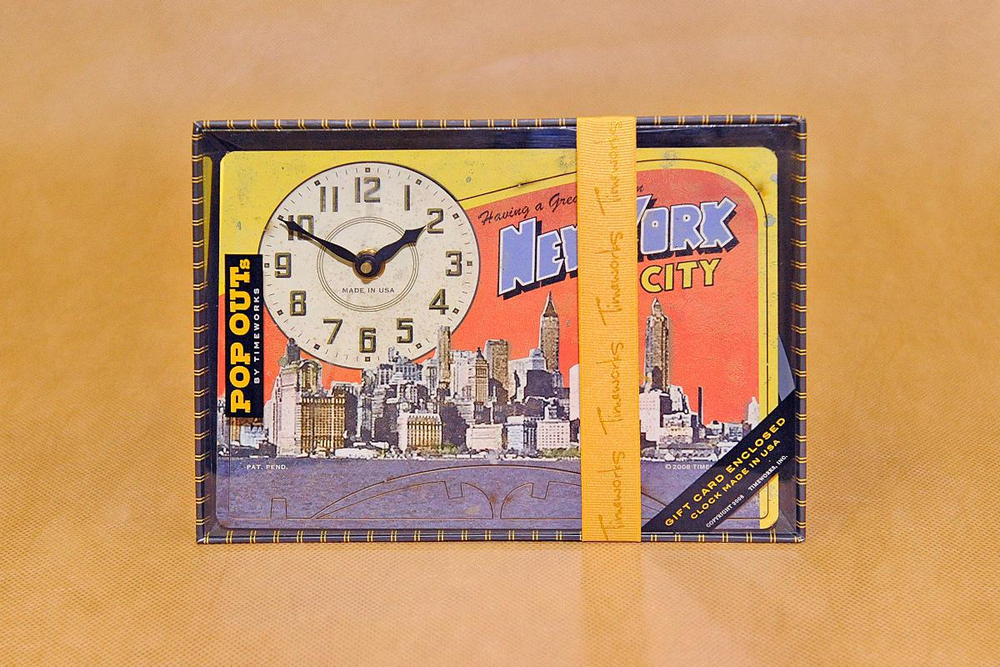 Часы настольные Timeworks New York City POTNYC США