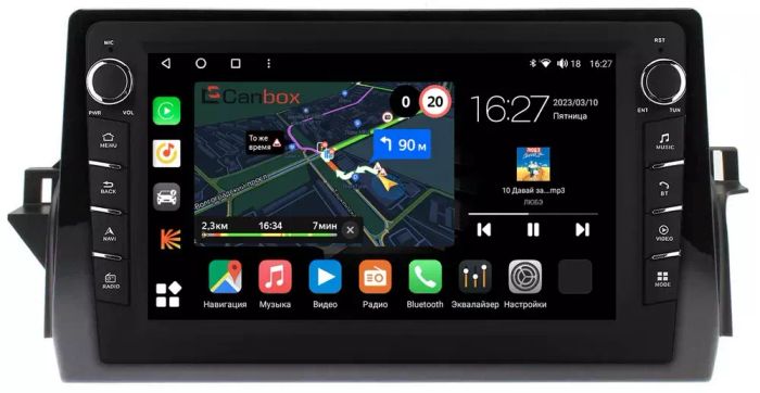 Магнитола для Toyota Camry 70 2021-2023 - Canbox 10-TK763 Android 10, Быстрая, CarPlay, 4G SIM-слот