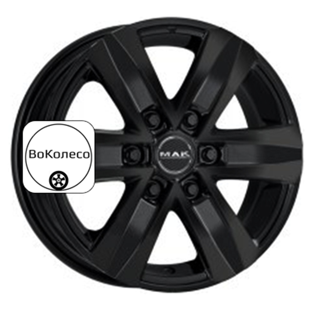 8,5x20/6x114,3 ET45 D66,1 Stone 6 Gloss Black MAK