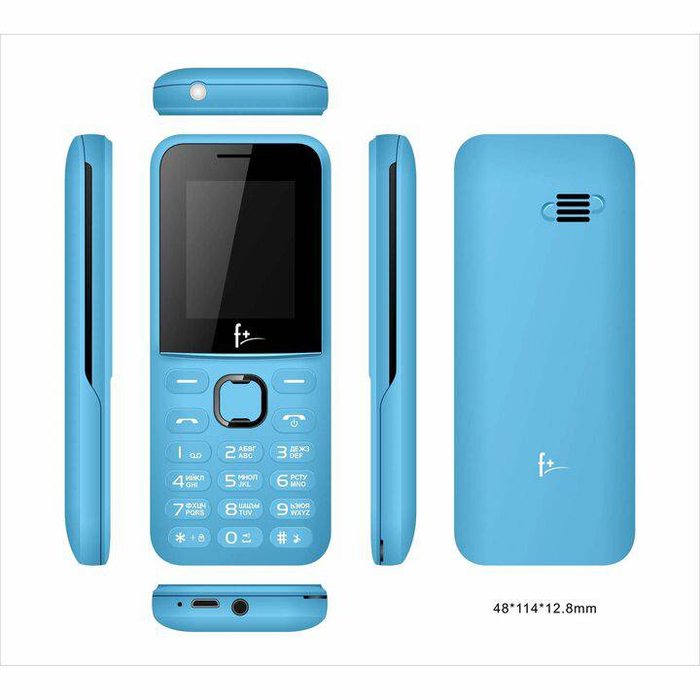 Сотовый телефон F+ F240L голубой