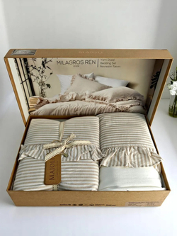КПБ MAJOLİ Milagros Ren MİNK Евро 200*220-2шт. 240-260, 50*70-2шт. Вар. Хлоп.