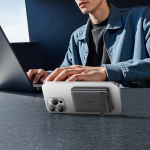 Внешний аккумулятор + Беспроводная зарядка Baseus PicoGo AM31 Ultra-Mini Magnetic Power Bank with Kickstand C+Qi2 5000mAh 20W (MagSafe)