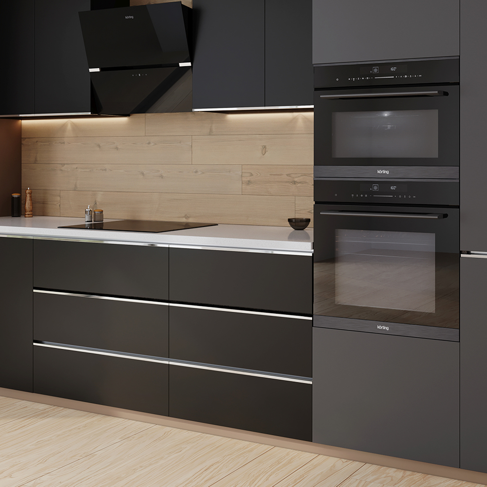 Электрический духовой шкаф с функцией СВЧ Korting OKB 3250 GNBX MW фото 8