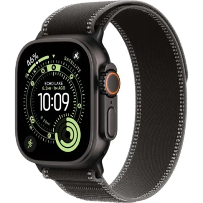 Смарт-часы Apple Watch Ultra 3 49 mm Black Titanium case | ремешок Trail Loop | Black/Charcoal, M/L