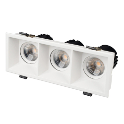 Светильник MS-FLOW-BUILT-S230x85-3x6W Day4000 (WH, 55 deg, 230V) (Arlight, IP20 Металл, 5 лет) 060930