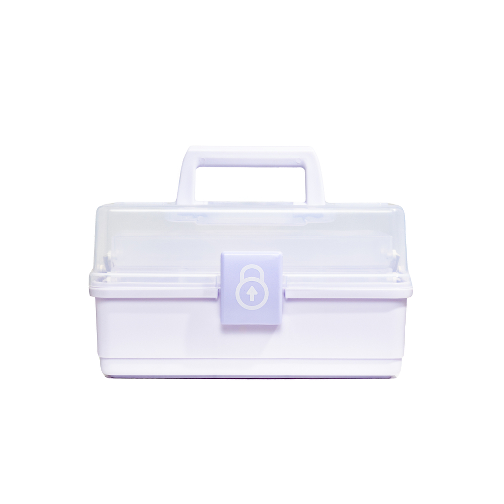 Ящик для инструмента IRIS KIT BOX 27 серо-фиолетовый