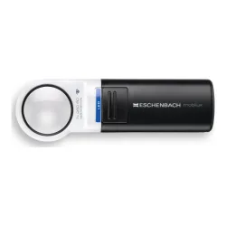 Лупа асферическая ручная с подсветкой Eschenbach mobilux LED, диаметр 35 мм, 7.0х, 28.0 дптр - вид сверху