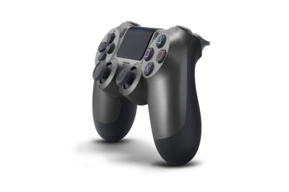Беспроводной контроллер DualShock 4 (стальной черный, 2ое поколение, CUH-ZCT2E: SCEE) + бонус чехол