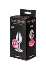 Анальная пробка Diamond Pink Sparkle Small 4009-03Lola