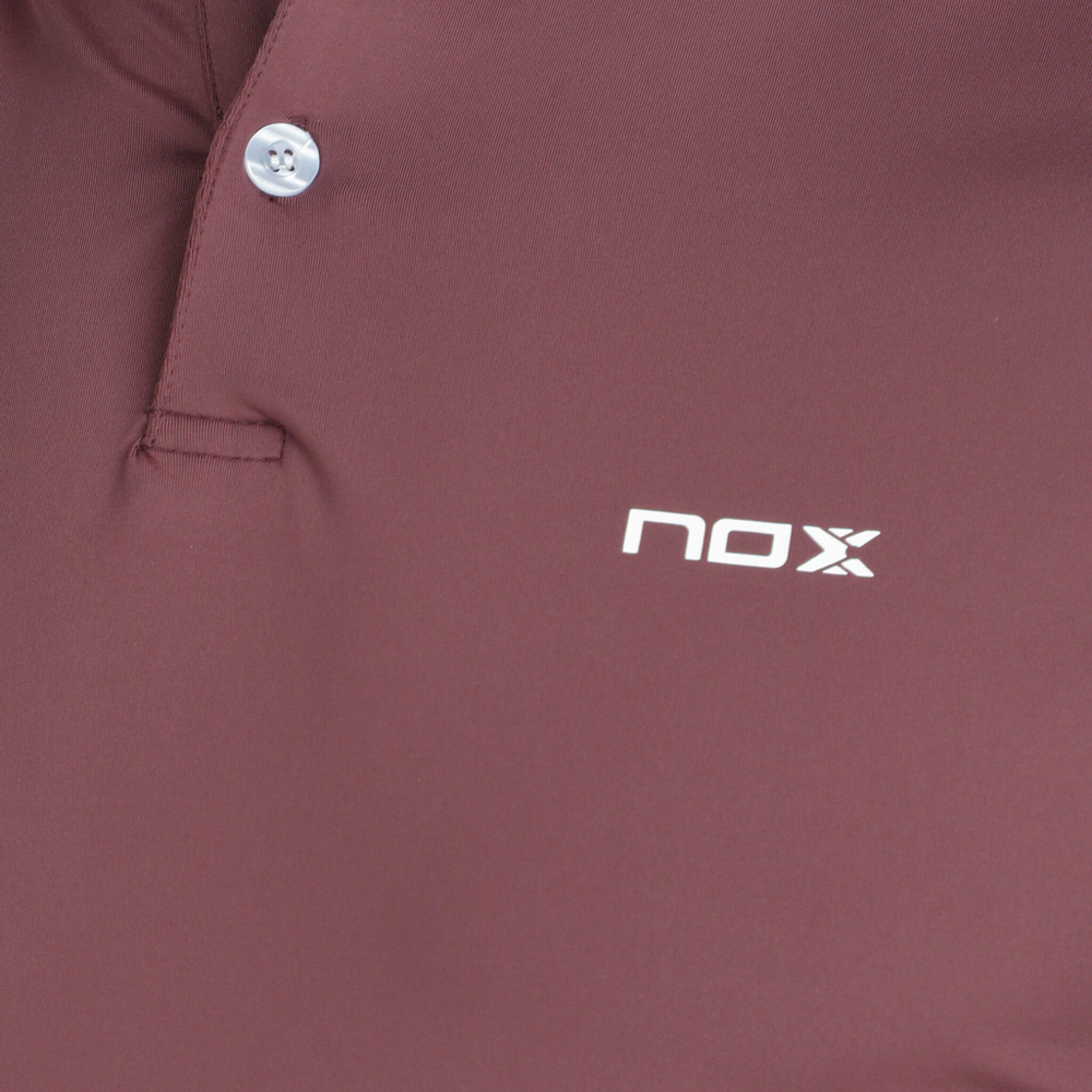 Мужское теннисное поло NOX Pro Polo Men - Dark Red