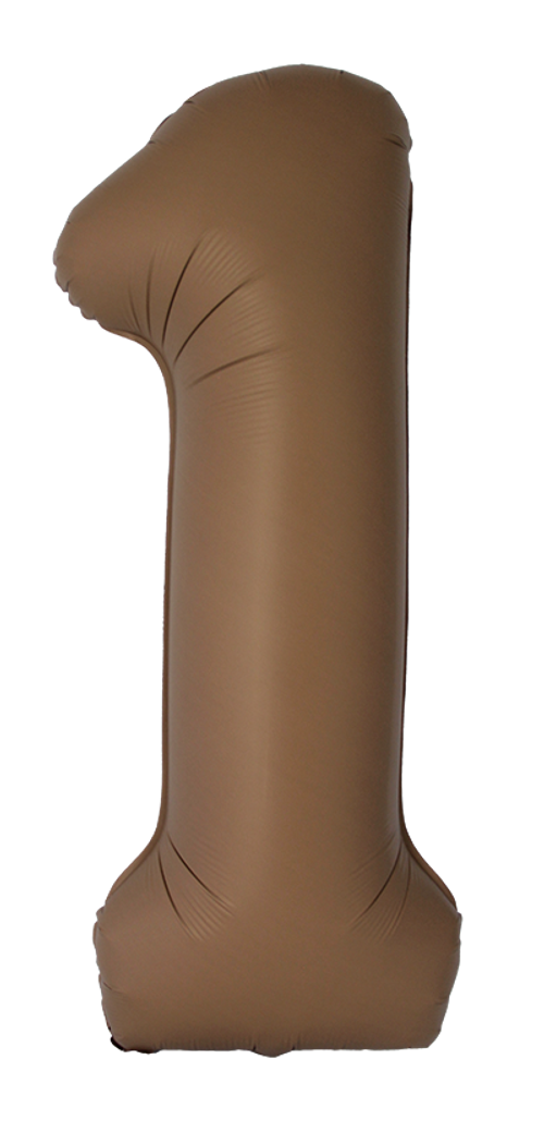 Цифра 1 Slim, Шоколад, Матовый в упаковке 40" Fm