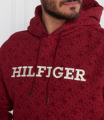 Худи AOP MONOGRAM HOODY Tommy Hilfiger - бордовый(MW0MW32703)