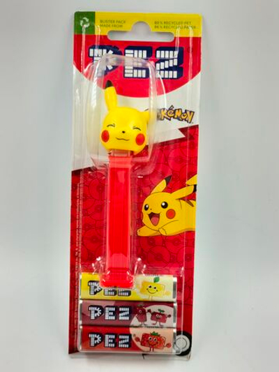 Конфеты PEZ с игрушкой, 3 набора с конфетами по 8,5 г и 1 игрушка-диспенсер (Венгрия)