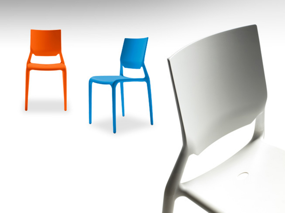 Стул пластиковый Scab Design Sirio, лен
