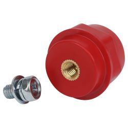 Изолятор ЭРА NO-224-148 SM-25 с болтом (Н25хD30мм М6) 6кВ | Шинные изоляторы и шинодержатели