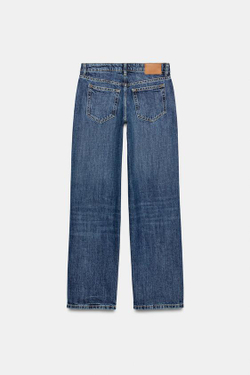 ZARA ДЖИНСЫ Z1975 REGULAR С НИЗКОЙ ПОСАДКОЙ, СИНИЙ