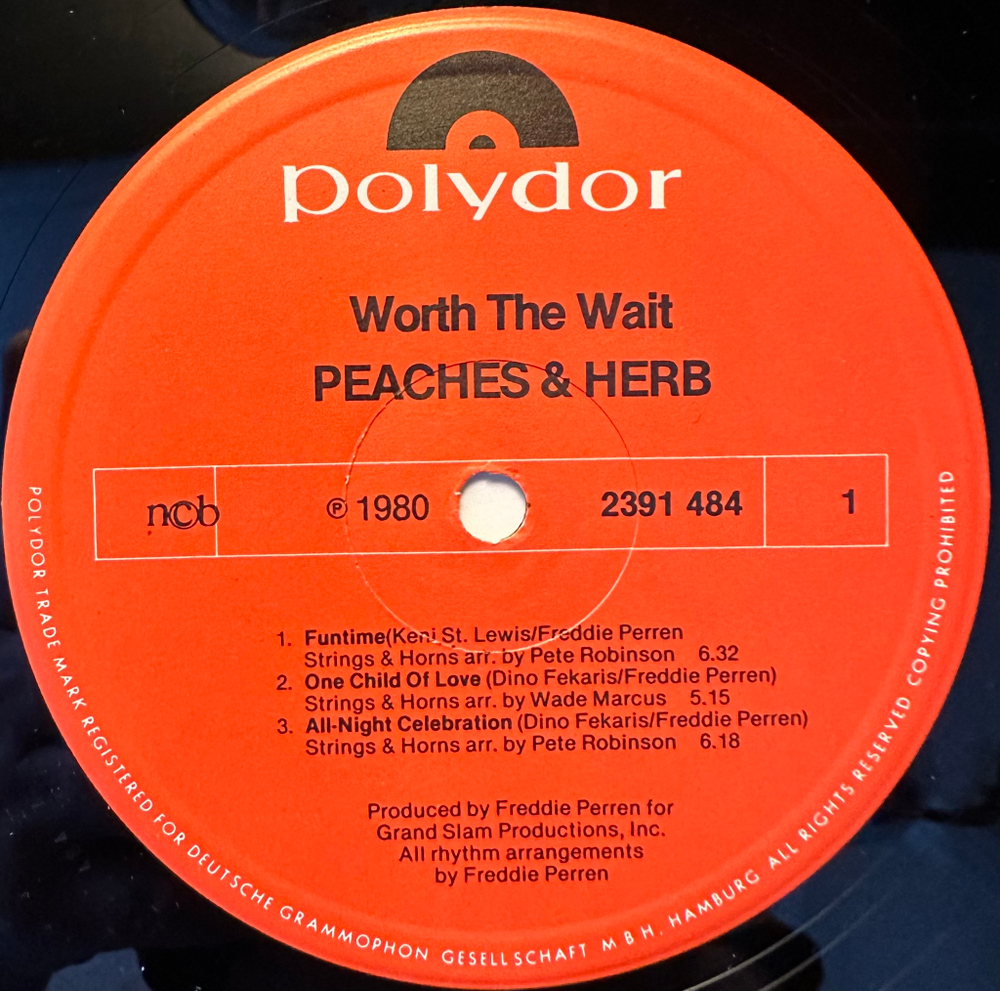 Peaches & Herb - Worth The Wait (Скандинавия 1980г.)