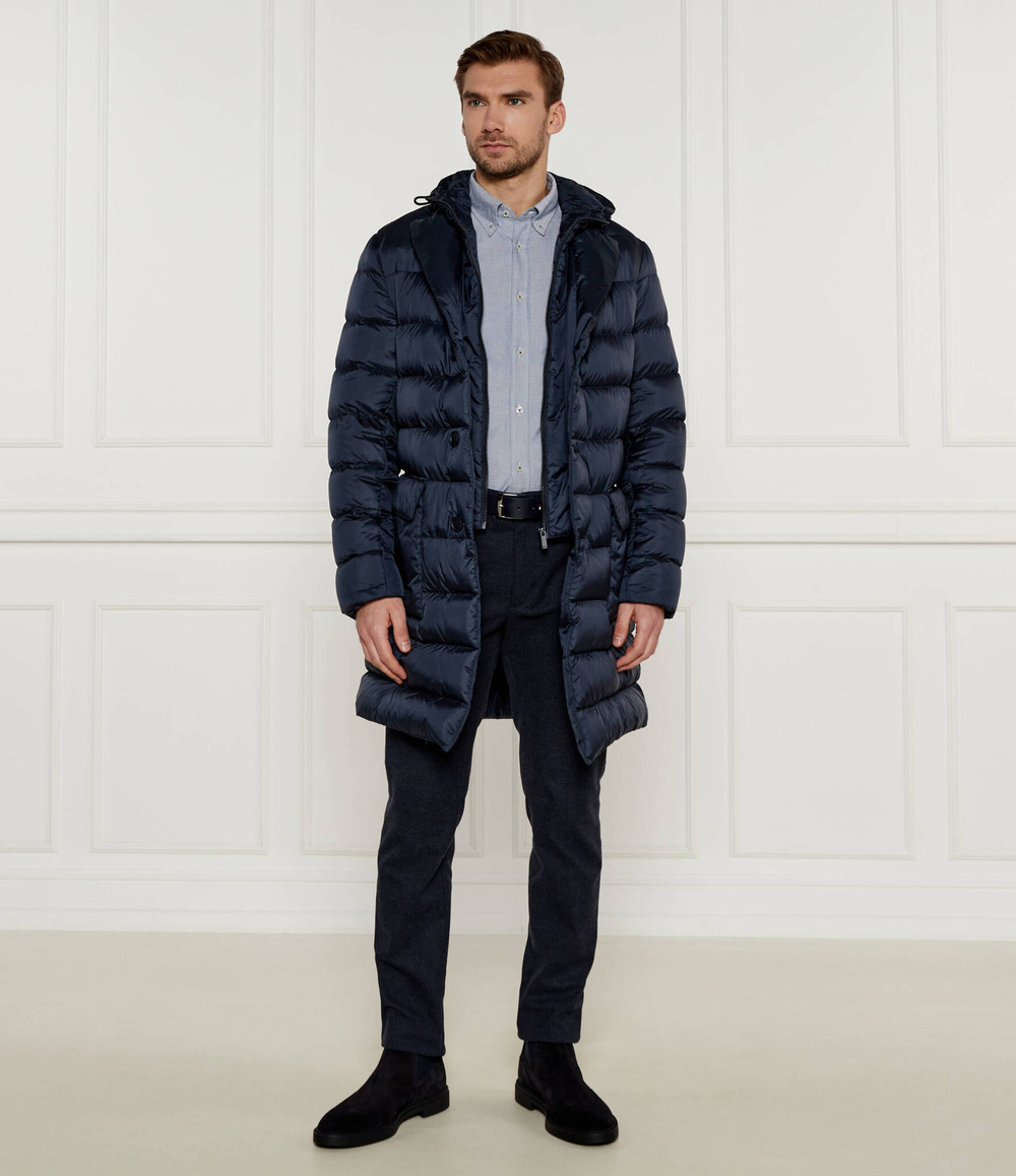 Пуховая куртка P-Hyde-Pad-Hood-233F BOSS BLACK - темно-синий(50527906)