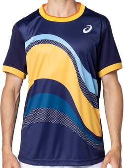 Футболка мужская теннисная Asics Match M GPX Tee - peacoat