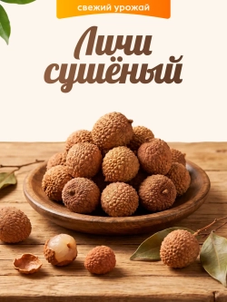 Личи сушеное 70гр.